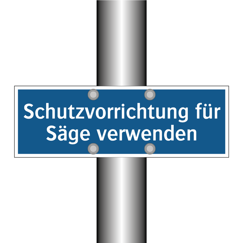 Schutzvorrichtung für Säge verwenden