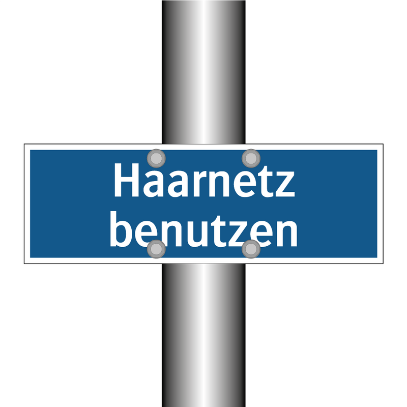 Haarnetz benutzen