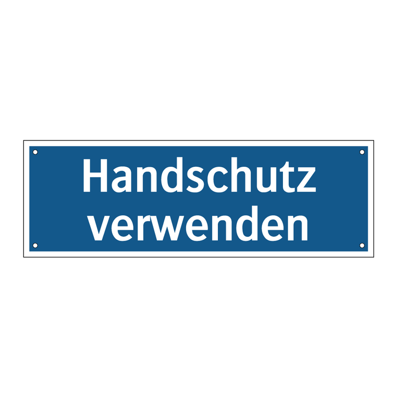 Handschutz verwenden