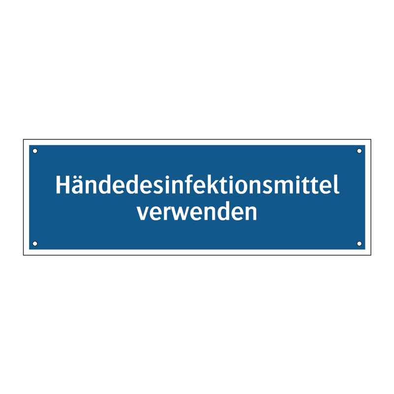 Händedesinfektionsmittel verwenden