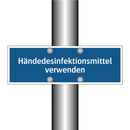 Händedesinfektionsmittel verwenden
