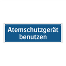 Atemschutzgerät benutzen