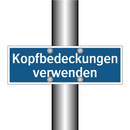 Kopfbedeckungen verwenden