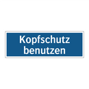 Kopfschutz benutzen
