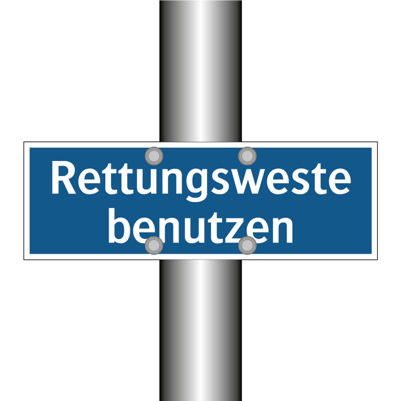Rettungsweste benutzen