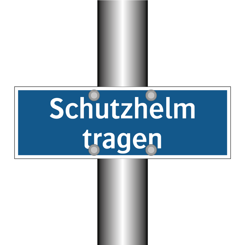 Schutzhelm tragen