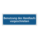 Benutzung des Handlaufs vorgeschrieben