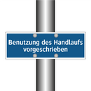 Benutzung des Handlaufs vorgeschrieben