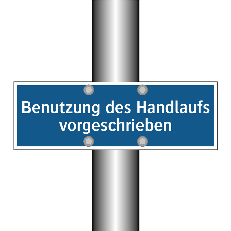 Benutzung des Handlaufs vorgeschrieben