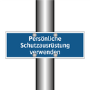 Persönliche Schutzausrüstung verwenden