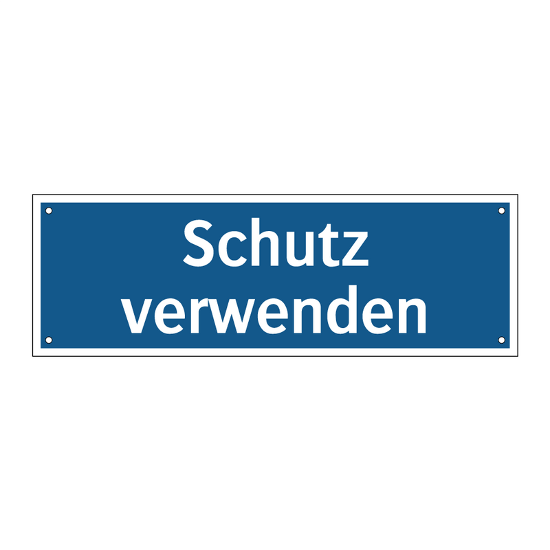 Schutz verwenden
