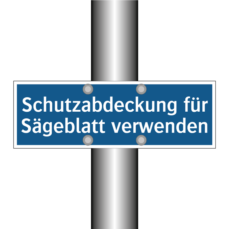 Schutzabdeckung für Sägeblatt verwenden