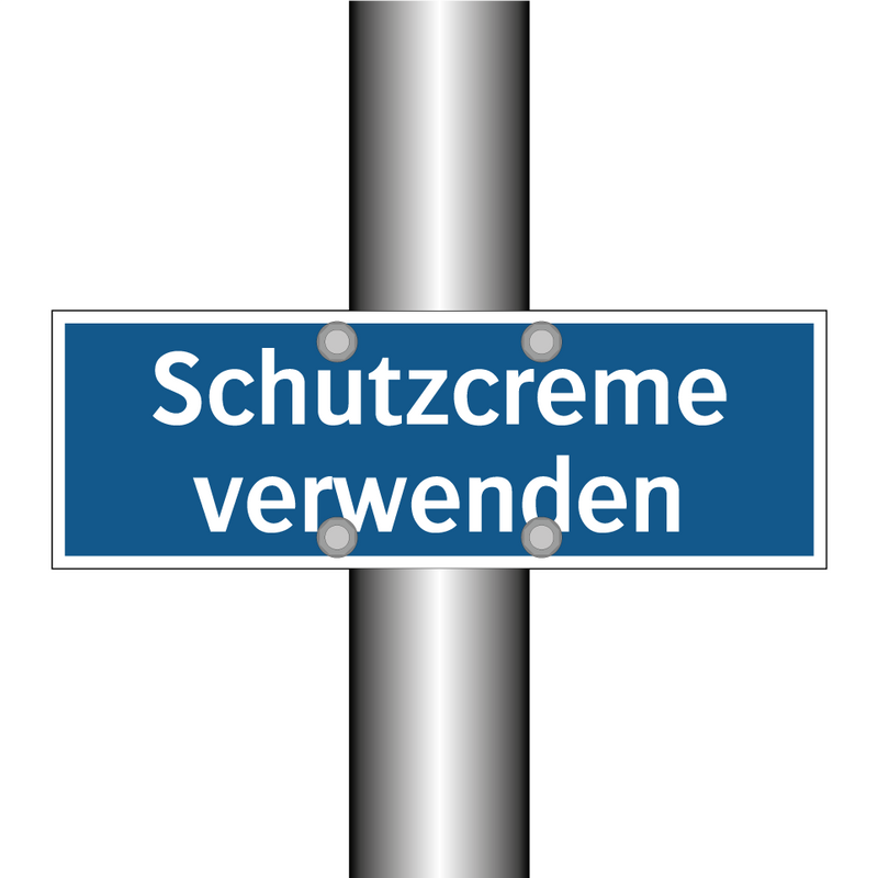 Schutzcreme verwenden