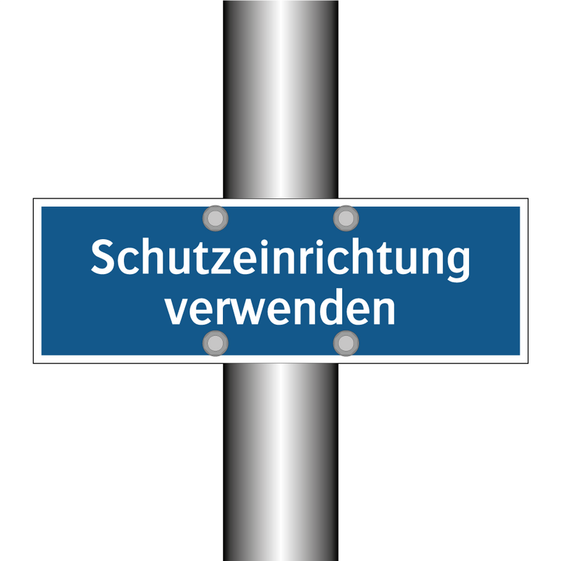 Schutzeinrichtung verwenden