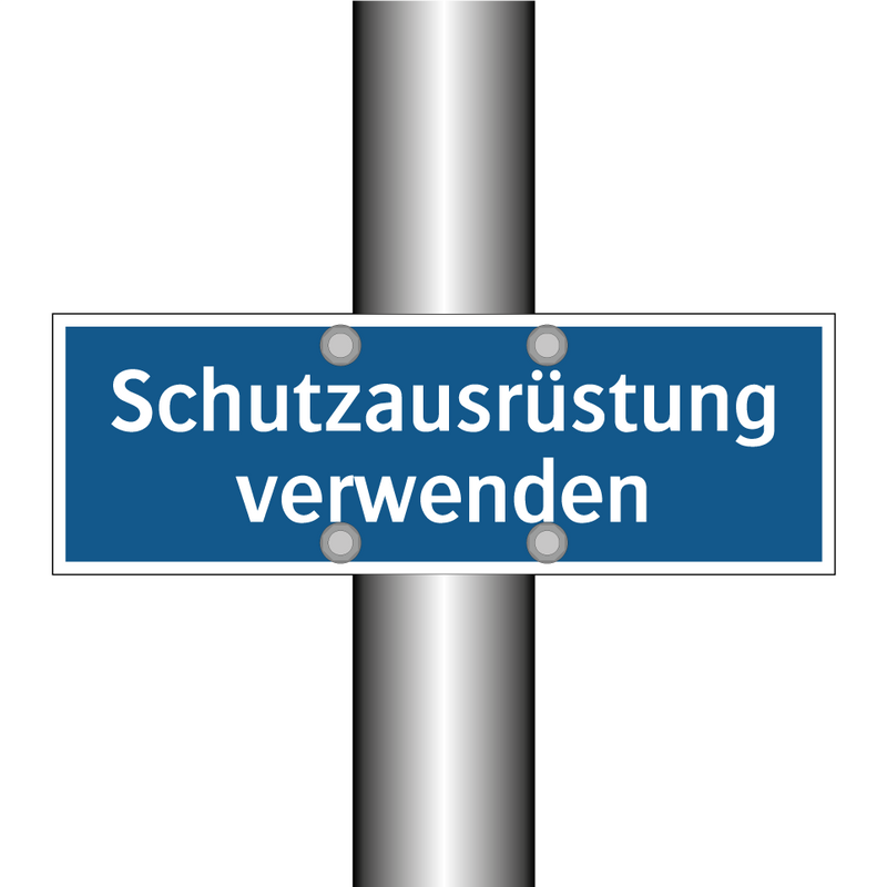 Schutzausrüstung verwenden