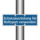 Schutzausrüstung für Rollsport verwenden