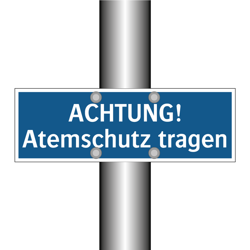 ACHTUNG! Atemschutz tragen