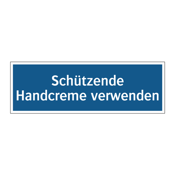 Schützende Handcreme verwenden