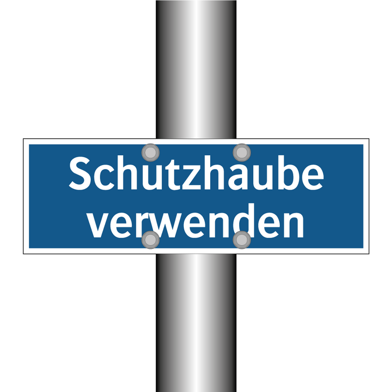 Schutzhaube verwenden