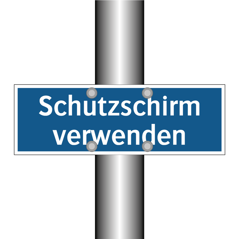 Schutzschirm verwenden