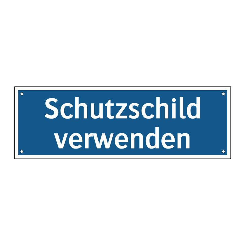 Schutzschild verwenden