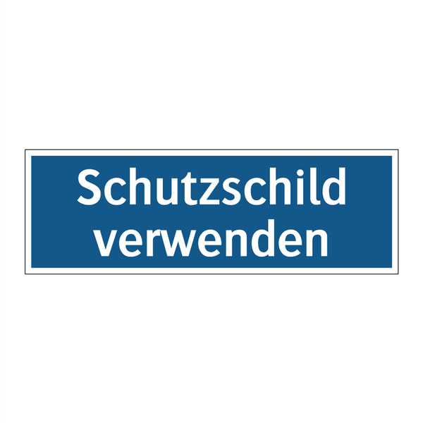 Schutzschild verwenden