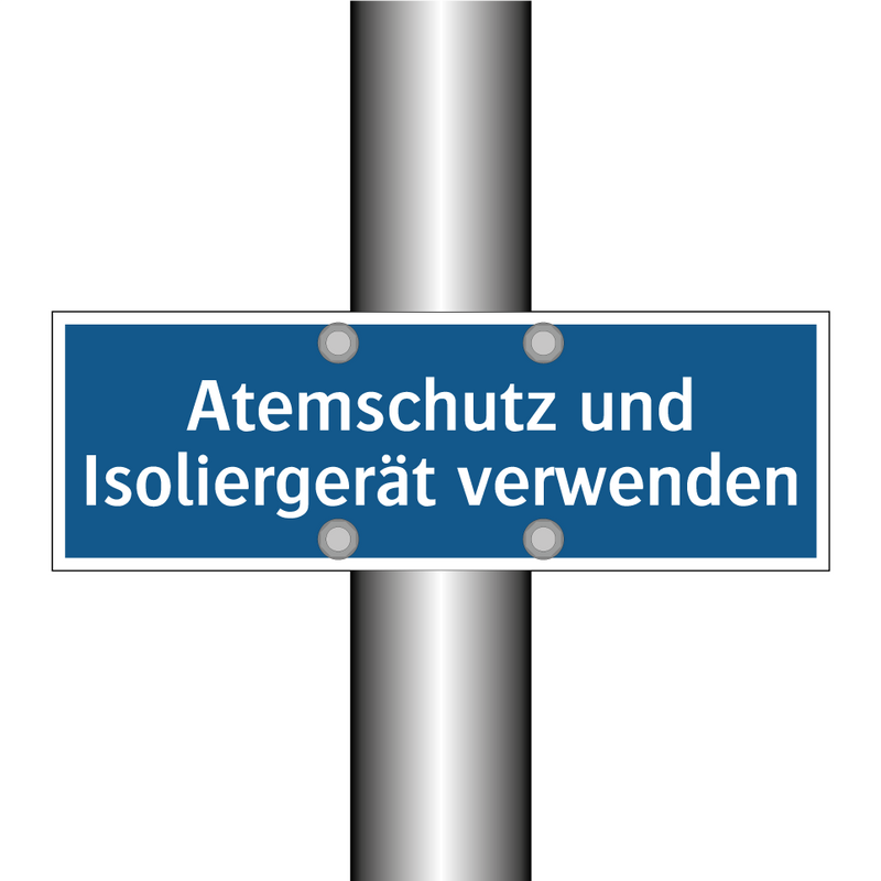 Atemschutz und Isoliergerät verwenden