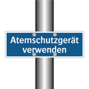 Atemschutzgerät verwenden