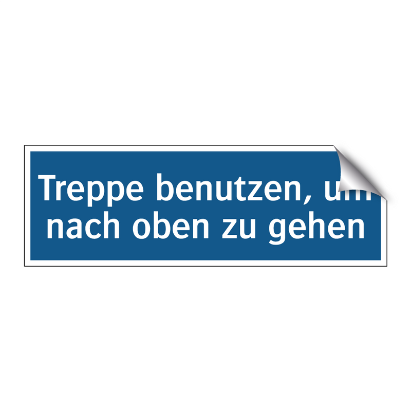 Treppe benutzen, um nach oben zu gehen
