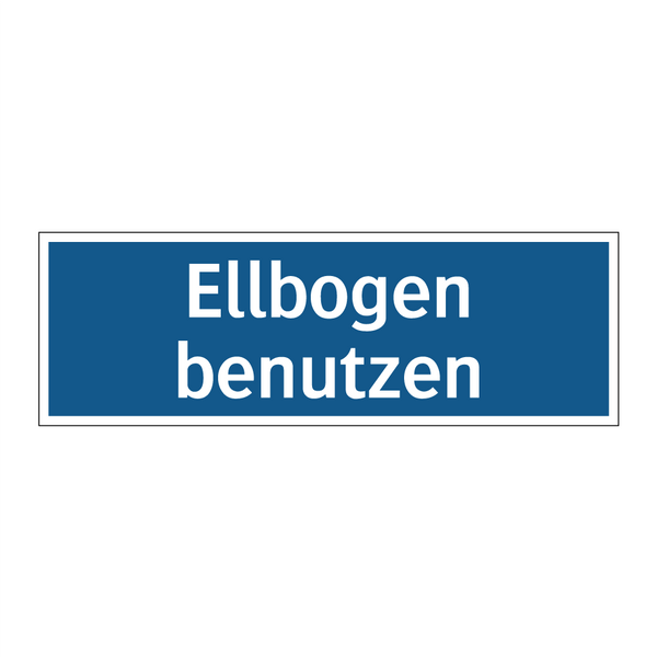 Ellbogen benutzen