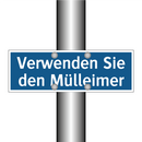 Verwenden Sie den Mülleimer