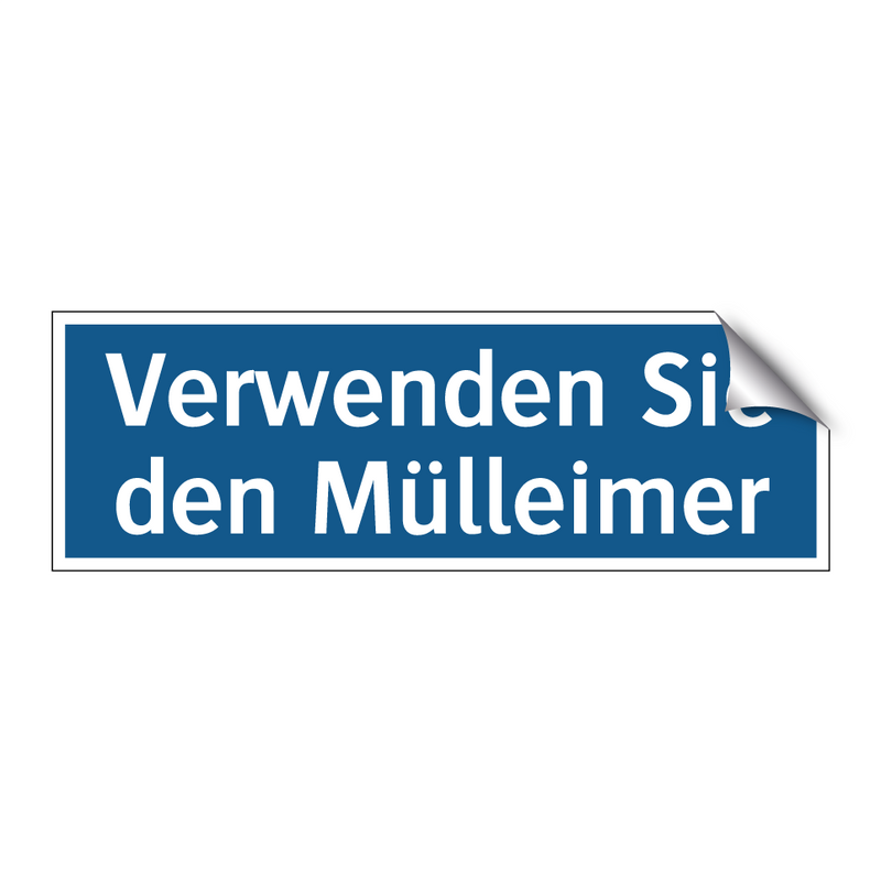 Verwenden Sie den Mülleimer