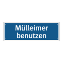 Mülleimer benutzen