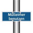 Mülleimer benutzen