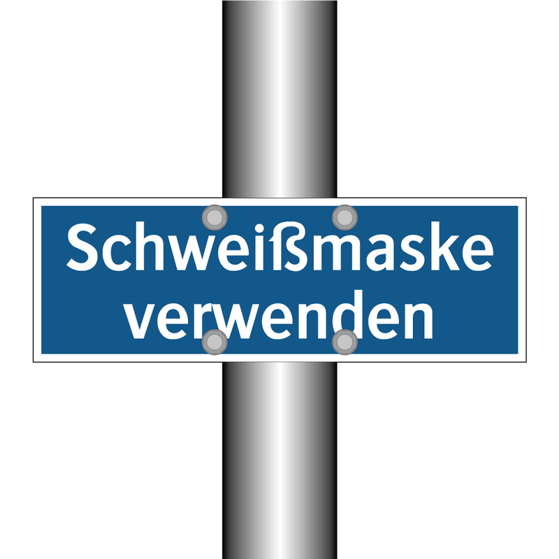 Schweißmaske verwenden