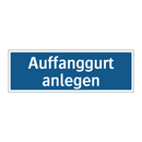 Auffanggurt anlegen