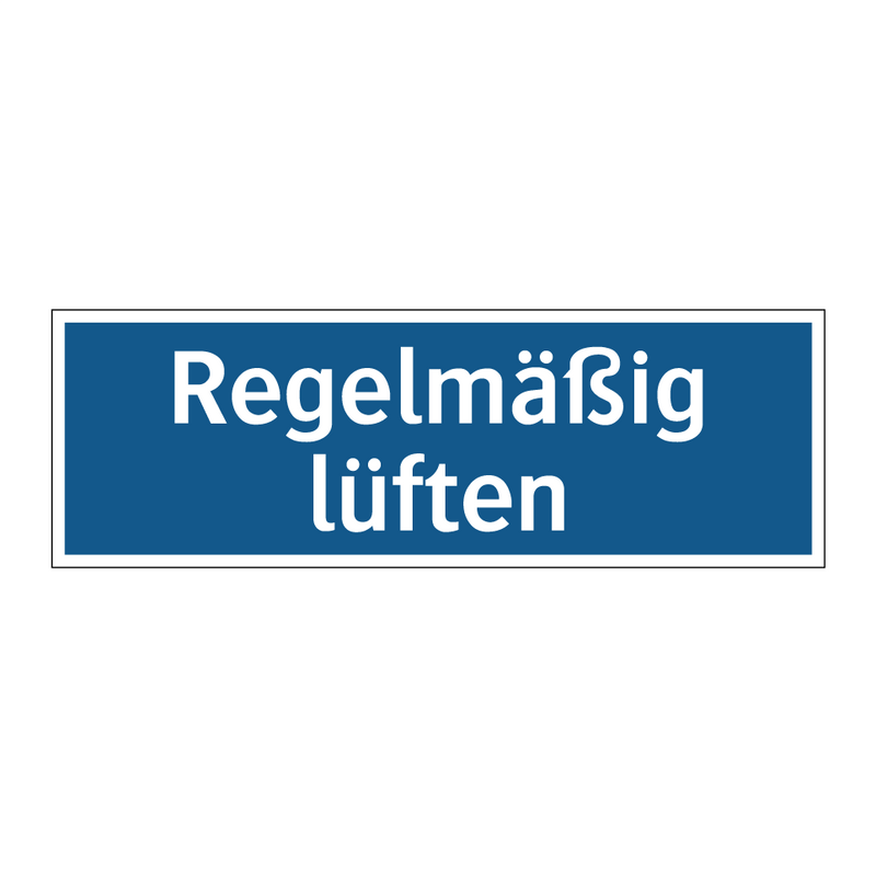 Regelmäßig lüften