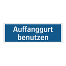 Auffanggurt benutzen