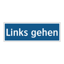 Links gehen