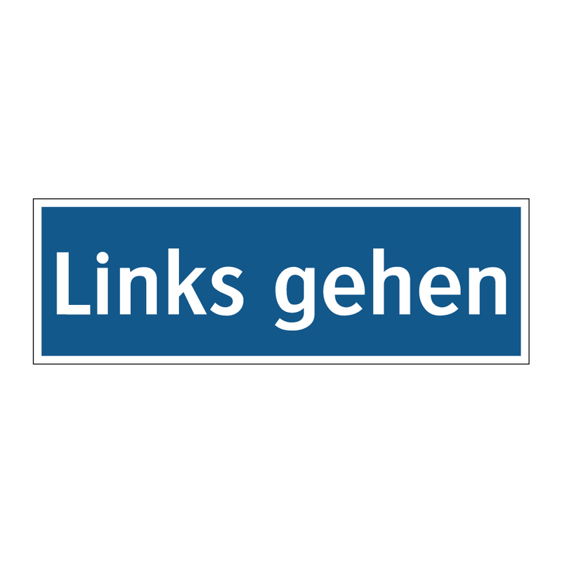 Links gehen