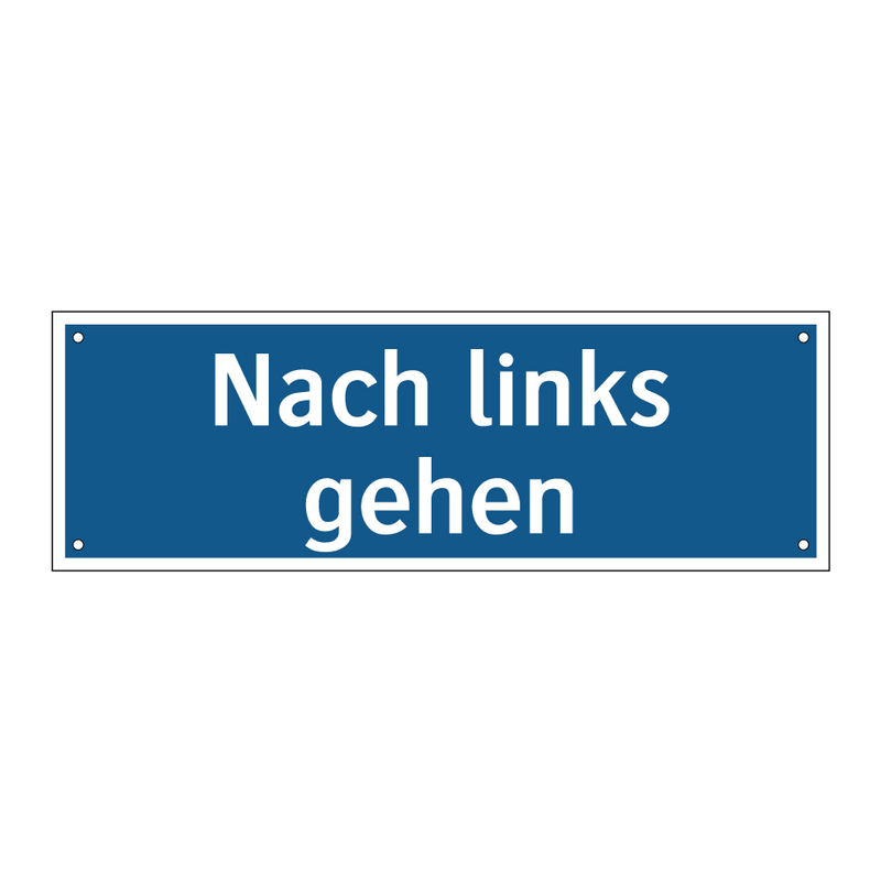 Nach links gehen