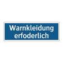 Warnkleidung erfoderlich