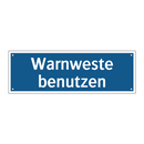 Warnweste benutzen