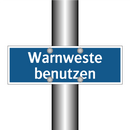 Warnweste benutzen