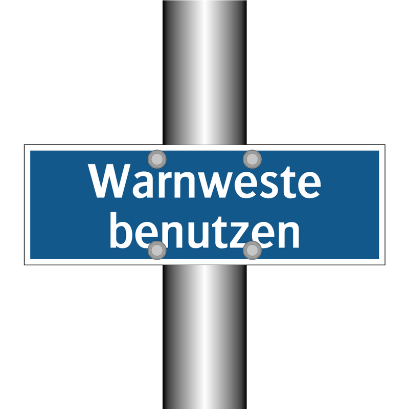 Warnweste benutzen