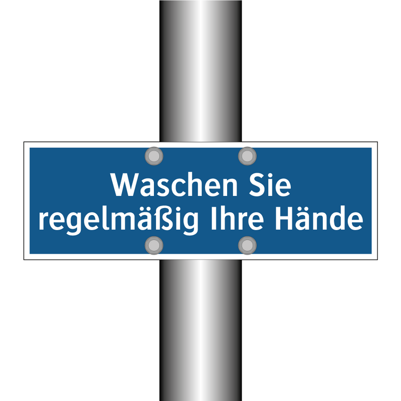 Waschen Sie regelmäßig Ihre Hände