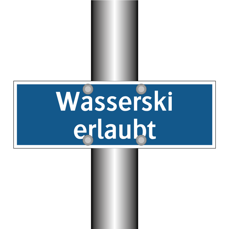 Wasserski erlaubt