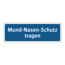 Mund-Nasen-Schutz tragen