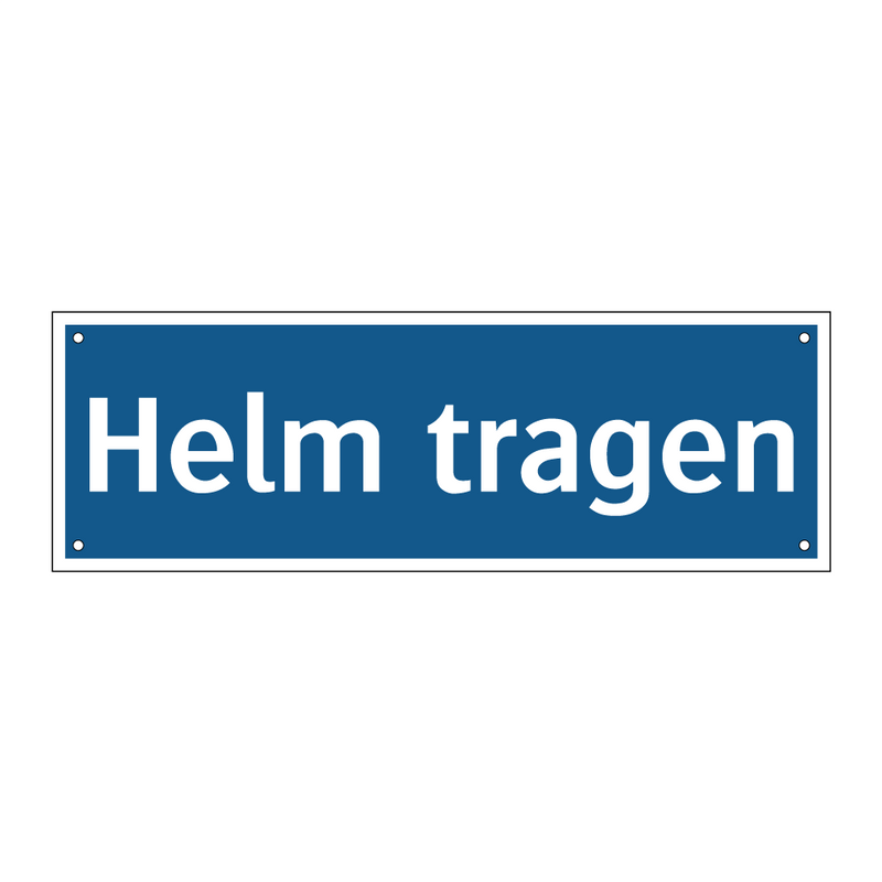 Helm tragen