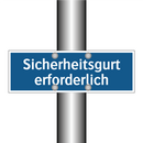 Sicherheitsgurt erforderlich